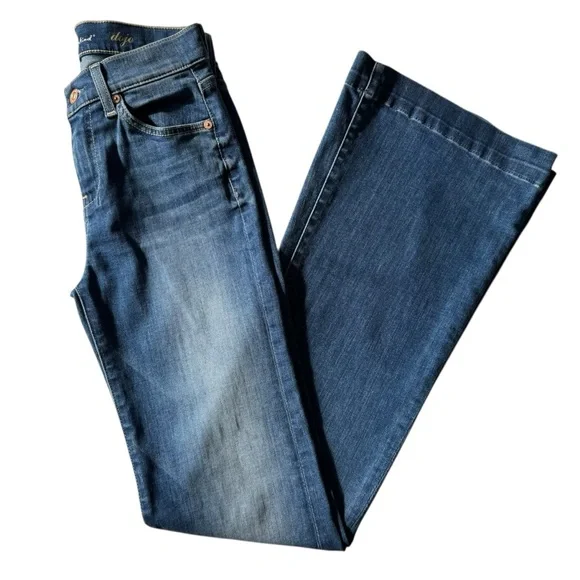 7FAMK Blue Thread Dojo Flare25 (34” inseam)